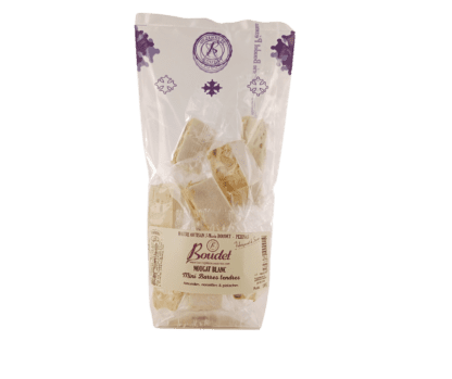 Sachet mini nougats blanc 130g