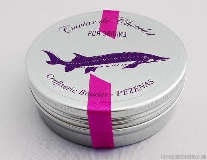 Boite aluminium caviar chocolat mixte