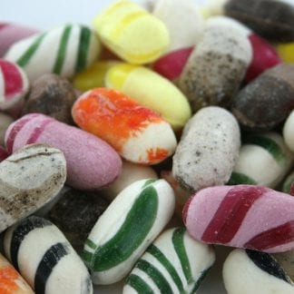 Berlingots de forme ovale en vrac