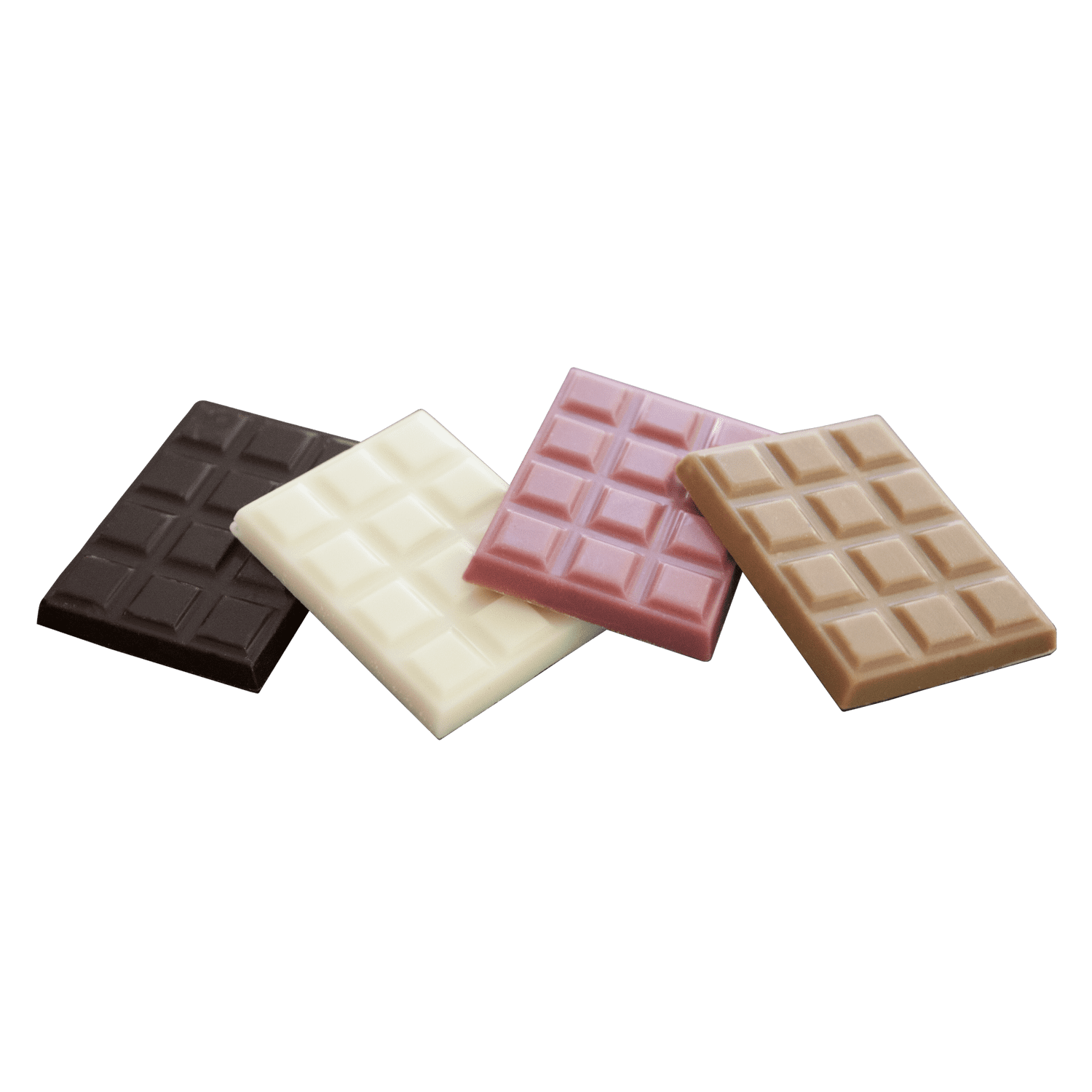 Mini-tablettes de chocolat noir