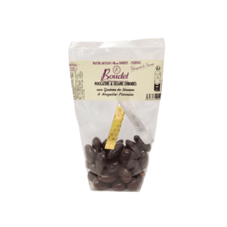 Cœur nougatine - sésame enrobés 100g